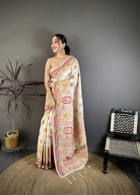 Malhar pashmina-vol-9 fancy saree surat